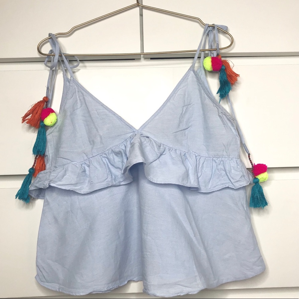 Ruffled Tank Top
